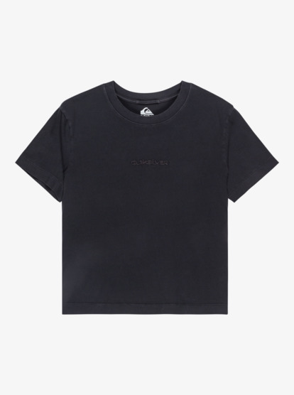 quiksilver, Essential - Camiseta de manga corta para mujer, TARMAC (kta0) Essential - Short Sleeve T-Shirt for Women  EQWZT03196