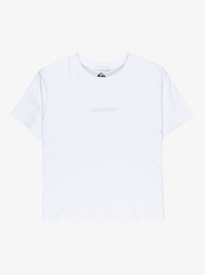 quiksilver, Essential - Short Sleeve T-Shirt for Women, WHITE (wbb0) Essential - Short Sleeve T-Shirt for Women  EQWZT03196