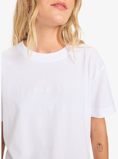 quiksilver, Essential - Short Sleeve T-Shirt for Women, WHITE (wbb0) Essential - Short Sleeve T-Shirt for Women  EQWZT03196