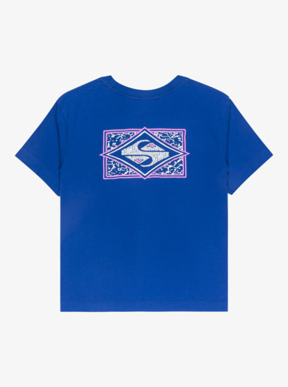 quiksilver, Standard - Camiseta de manga corta para mujer, SURF THE WEB (prm0) Standard - Short Sleeve T-Shirt for Women  EQWZT03197