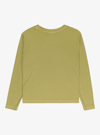 quiksilver, Essential - Long Sleeve T-Shirt for Women, SPONGE (tkp0) Essential - Long Sleeve T-Shirt for Women  EQWZT03199