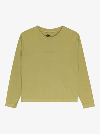 quiksilver, Essential - Long Sleeve T-Shirt for Women, SPONGE (tkp0) Essential - Long Sleeve T-Shirt for Women  EQWZT03199