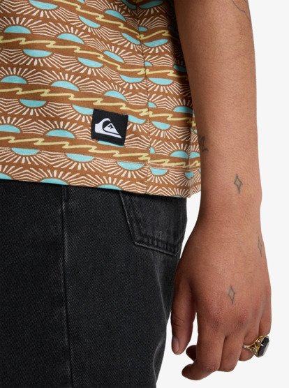 Boyfriend Crop - Short Sleeve T-Shirt for Women  EQWZT03212