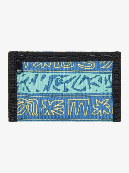 quiksilver, The Everydaily - Portefeuille 3 volets pour Homme, GRANITE TERRA STRIPE (ggv6) The Everydaily - Tri-Fold Wallet for Men  EQYAA04063