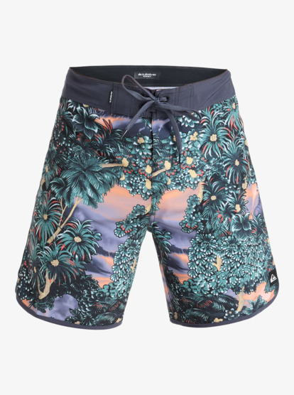 quiksilver, Surfsilk Scallop 18" - Boardshorts für Männer, INDIA INK HIDDEN GEM (ksh7) Surfsilk Scallop 18" - Board Shorts for Men  EQYBS04862