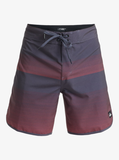 quiksilver, Surfsilk Scallop 18" - Short de baño para hombre, INDIA INK TIJUANA (ksh8) Surfsilk Scallop 18" - Board Shorts for Men  EQYBS04862