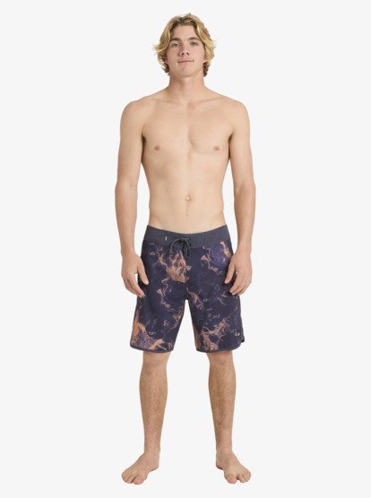 quiksilver, Highline Scallop 19" - Boardshorts für Männer, INDIA INK (ksh0) Highline Scallop 19" - Board Shorts for Men  EQYBS04865