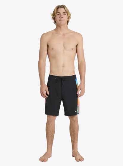 quiksilver, Surfsilk Arch 18" - Boardshorts für Männer, BLACK (kvj0) Surfsilk Arch 18" - Board Shorts for Men  EQYBS04867