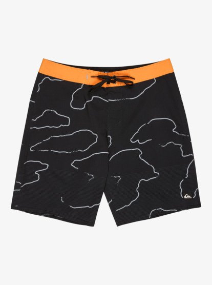 quiksilver, Highline Straight Leg 19" - Boardshorts für Männer, BLACK CAMOSTROKES (kvj8) Highline Straight Leg 19" - Board Shorts for Men  EQYBS04881