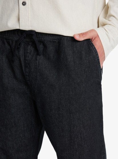 quiksilver, Taxer Regular Denim - Jeans for Men, BLACK (kvj0) Taxer Regular Denim - Jeans for Men  EQYDP03494
