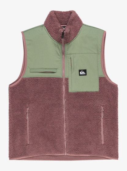 Shallow Water - Zip-Up Fleece Vest for Men  EQYFT04853