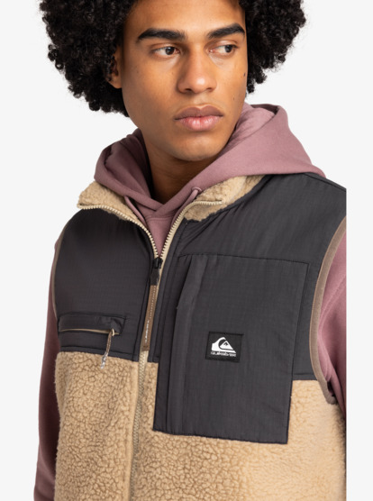 Shallow Water - Zip-Up Fleece Vest for Men  EQYFT04853