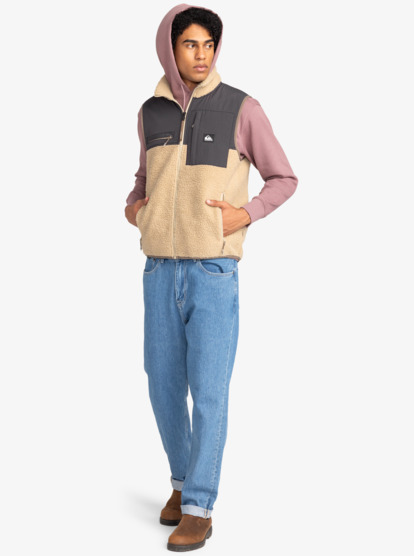 Shallow Water - Zip-Up Fleece Vest for Men  EQYFT04853