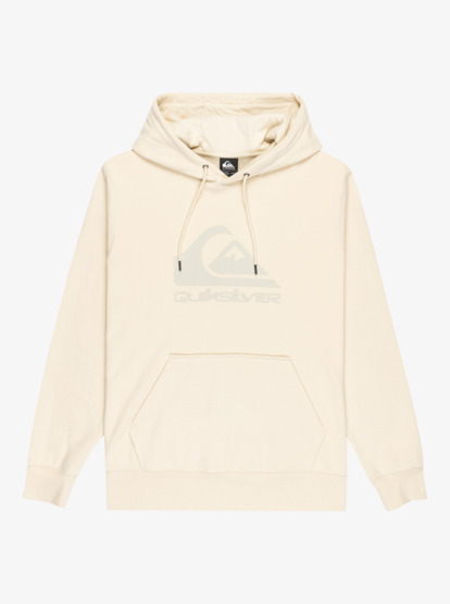 quiksilver, Comp Logo - Sweatshirt com capuz para homem, BONE WHITE (wbs0) Comp Logo - Hoodie for Men  EQYFT05053