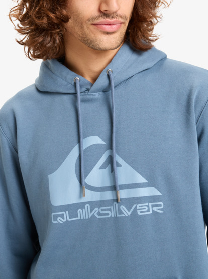 quiksilver, Comp Logo - Sweatshirt com capuz para homem, CHINA BLUE (bnd0) Comp Logo - Hoodie for Men  EQYFT05053