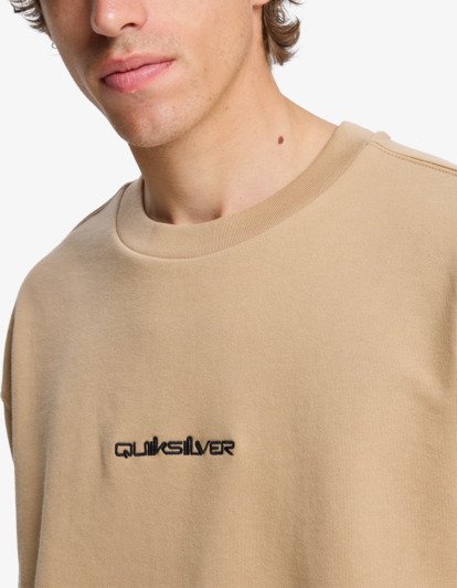 quiksilver, DNA - Sweatshirt mit Rundhalsausschnitt für Männer, KHAKI (cjz0) DNA - Crew Neck Sweatshirt for Men  EQYFT05110