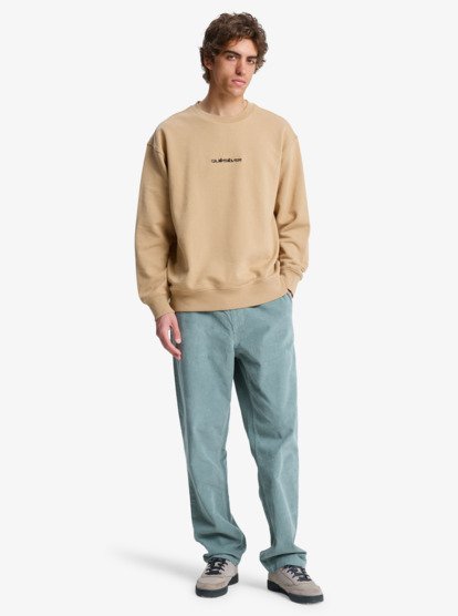 quiksilver, DNA - Sweatshirt mit Rundhalsausschnitt für Männer, KHAKI (cjz0) DNA - Crew Neck Sweatshirt for Men  EQYFT05110