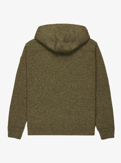 quiksilver, Keller Sherpa - Full Zip Sherpa Hoodie for Men, ALOE HEATHER (tmsh) Keller Sherpa - Full Zip Sherpa Hoodie for Men  EQYFT05112