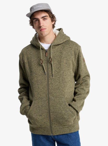 Keller Sherpa - Full Zip Sherpa Hoodie for Men  EQYFT05112