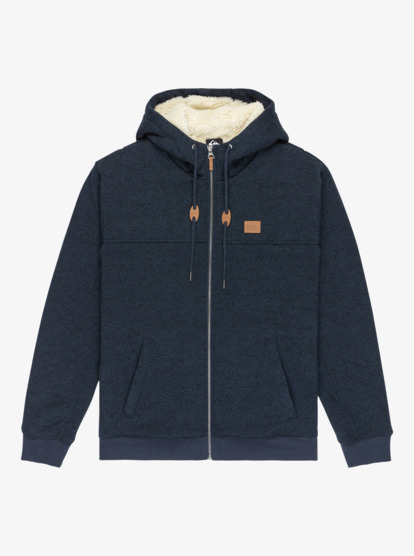 quiksilver, Cypress Keller - Fleece hoody met ritssluiting voor Heren, DARK NAVY HEATHER (ktph) Cypress Keller - Full Zip Hoodie Fleece for Men  EQYFT05113