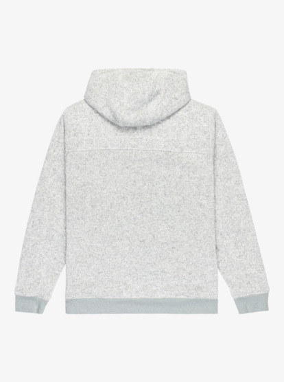 quiksilver, Cypress Keller - Sweatshirt com capuz em velo com fecho completo para homem, LIGHT GREY HEATHER (sjsh) Cypress Keller - Full Zip Hoodie Fleece for Men  EQYFT05113