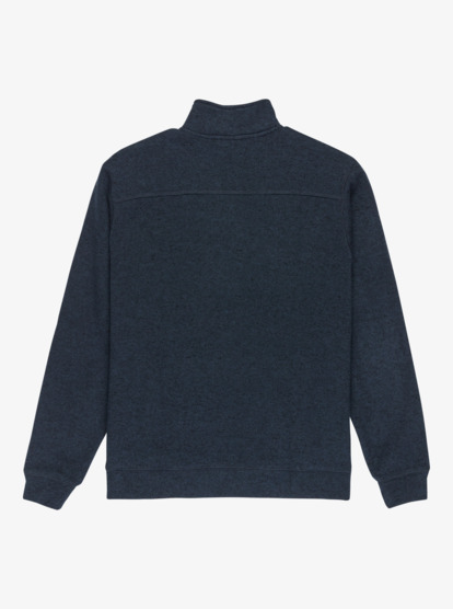 quiksilver, Keller 1/4 Zip - Haut en polaire pour Homme, DARK NAVY HEATHER (ktph) Keller 1/4 Zip - Fleece Top for Men  EQYFT05114