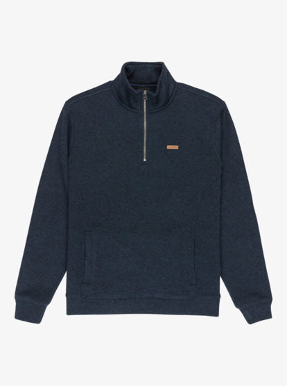quiksilver, Keller 1/4 Zip - Haut en polaire pour Homme, DARK NAVY HEATHER (ktph) Keller 1/4 Zip - Fleece Top for Men  EQYFT05114