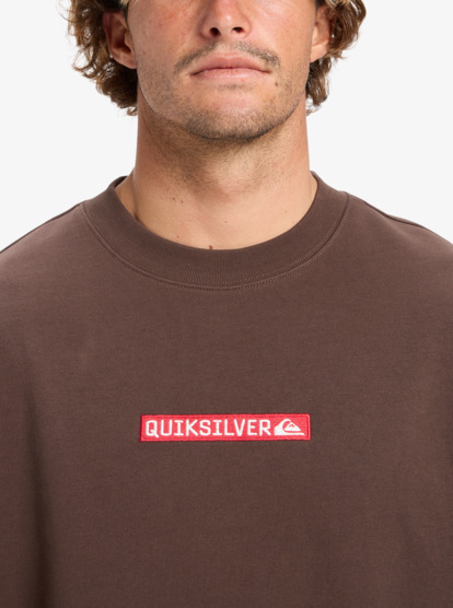 quiksilver, Dna - Sweatshirt für Männer, CHOCOLATE BROWN (csd0) Dna - Sweatshirt for Men  EQYFT05120