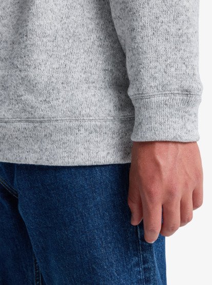 quiksilver, Keller - Sweatshirt für Männer, LIGHT GREY HEATHER (sjsh) Keller - Fleece for Men  EQYFT05124