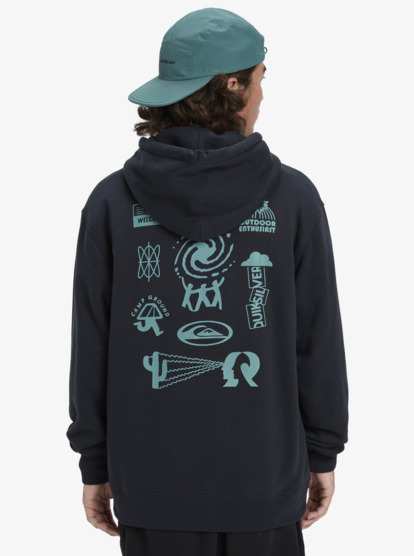 Salt Water Graphic - Hoodie for Men  EQYFT05126