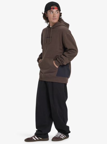quiksilver, Cb Hood - Kapuzenpulli für Männer, CHOCOLATE BROWN (csd0) Cb Hood - Hoodie for Men  EQYFT05128