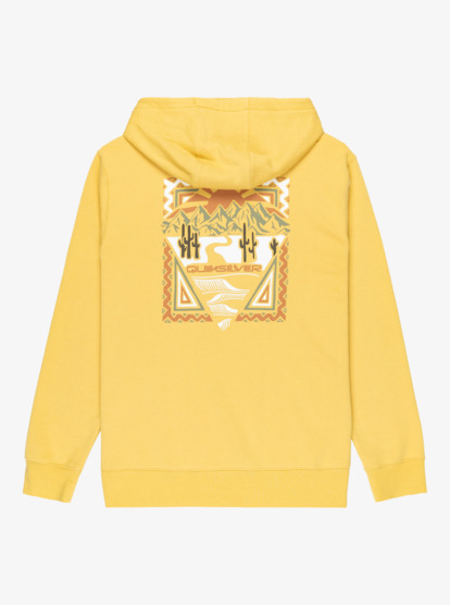 quiksilver, Graphic - Sweatshirt com capuz para homem, RATTAN (yhp0) Graphic - Hoodie for Men  EQYFT05131
