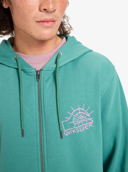 quiksilver, GraphicZip - Zip-Hoodie für Männer, DEEP SEA (gmw0) GraphicZip - Full Zip Hoodie for Men  EQYFT05133
