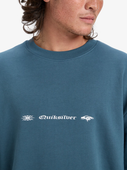 quiksilver, Openbar - Mock Layered Crew for Men, ORION BLUE (brg0) Openbar - Mock Layered Crew for Men  EQYFT05154