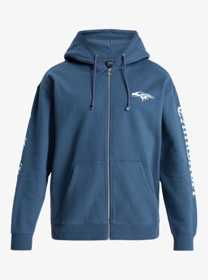 quiksilver, Old English - Zip-Hoodie für Männer, ORION BLUE (brg0) Old English - Zip Through Hoodie for Men  EQYFT05156