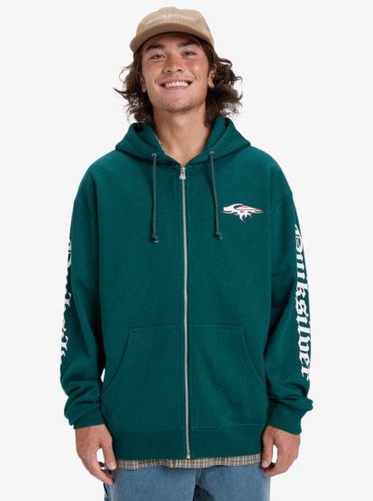 Old English - Zip Through Hoodie for Men  EQYFT05156