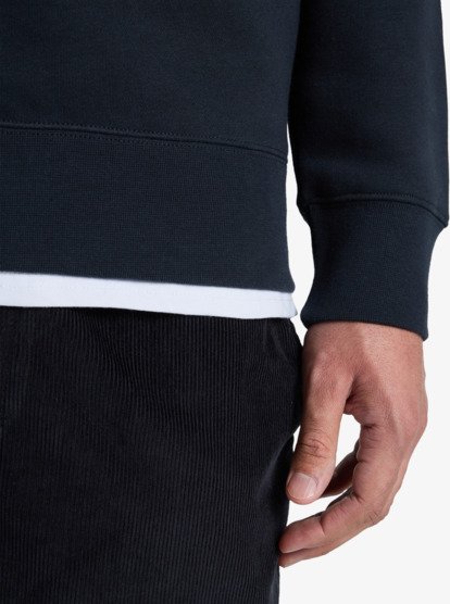 quiksilver, Salt Water - Sweat pour Homme, BLACK (kvj0) Salt Water - Sweatshirt for Men  EQYFT05158