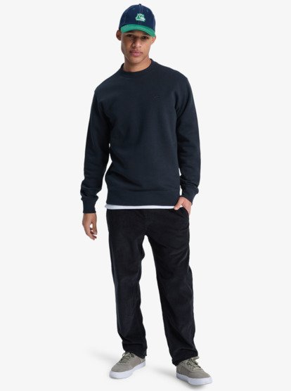 quiksilver, Salt Water - Sweat pour Homme, BLACK (kvj0) Salt Water - Sweatshirt for Men  EQYFT05158