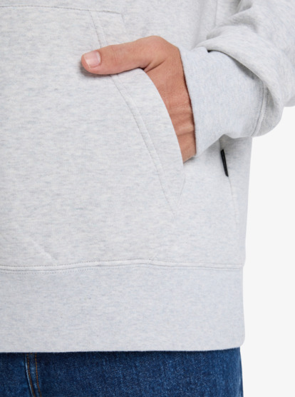 quiksilver, Salt Water - Sweat à capuche pour Homme, LIGHT GREY HEATHER (sjsh) Salt Water - Hoodie for Men  EQYFT05159