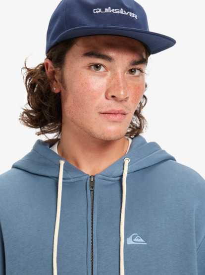 quiksilver, Salt Water Zip - Full Zip Hoodie for Men, CHINA BLUE (bnd0) Salt Water Zip - Full Zip Hoodie for Men  EQYFT05160