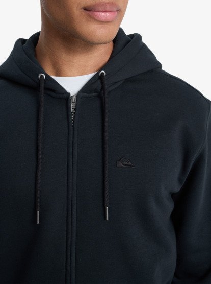 quiksilver, Salt Water Zip - Sweat à capuche zippé pour Homme, BLACK (kvj0) Salt Water Zip - Full Zip Hoodie for Men  EQYFT05160