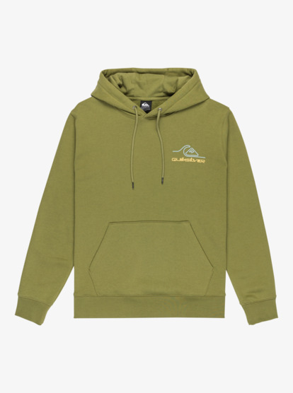 quiksilver, Light Waves - Sweat à capuche pour Homme, LODEN GREEN (gng0) Light Waves - Full Hoodie for Men  EQYFT05168