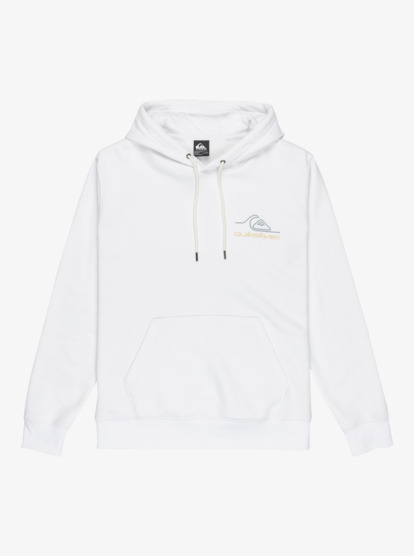 quiksilver, Light Waves - Sudadera con capucha para hombre, WHITE (wbb0) Light Waves - Full Hoodie for Men  EQYFT05168