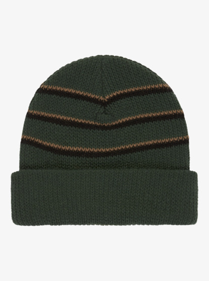 quiksilver, Split - Beanie for Men, TREKKING GREEN (tkr) Split - Beanie for Men  EQYHA03424