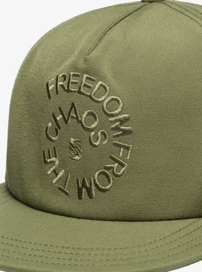 quiksilver, Freedom From The Chaos - Snapback Cap for Men, ALOE (tmz0) Freedom From The Chaos - Snapback Cap for Men  EQYHA03440