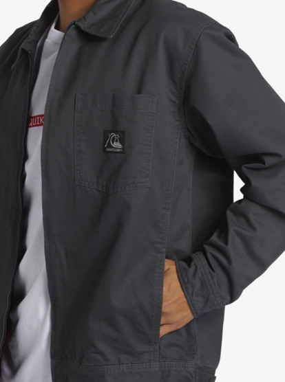 quiksilver, DNA Surf Harrington - Harrington Jacket for Men, TARMAC (kta0) DNA Surf Harrington - Harrington Jacket for Men  EQYJK04017