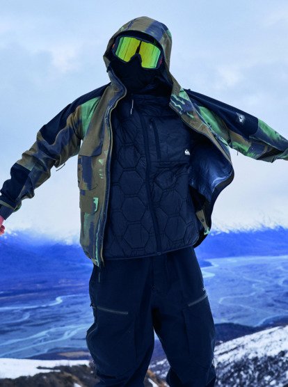 quiksilver, Fuse - Casaco técnico com isolamento térmico para homem, TRUE BLACK (kvj0) Fuse - Technical Insulator Jacket for Men  EQYJK04156