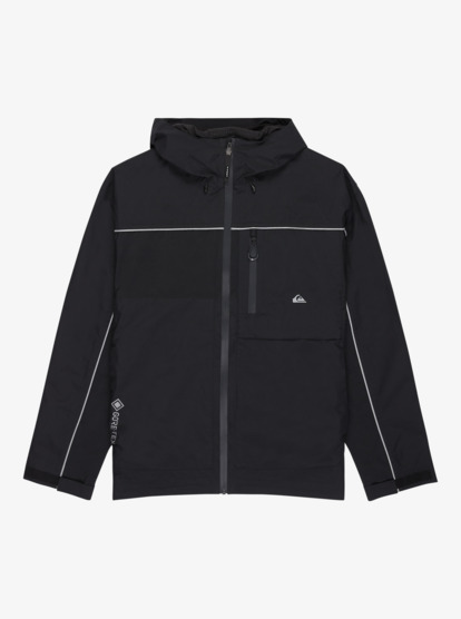 quiksilver, Full Rig Goretex - Waterproof Hooded Jacket for Men, BLACK (kvj0) Full Rig Goretex - Waterproof Hooded Jacket for Men  EQYJK04169