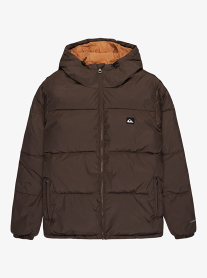quiksilver, Cold Days - Doudoune à capuche pour Homme, CHOCOLATE BROWN (csd0) Cold Days - Hooded Puffer Jacket for Men  EQYJK04173