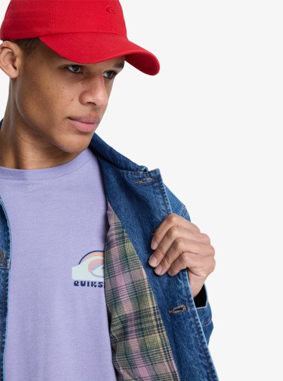 quiksilver, All Ride Denimt - Denim Jacket for Men, MEDIUM BLUE (bygw) All Ride Denimt - Denim Jacket for Men  EQYJK04177